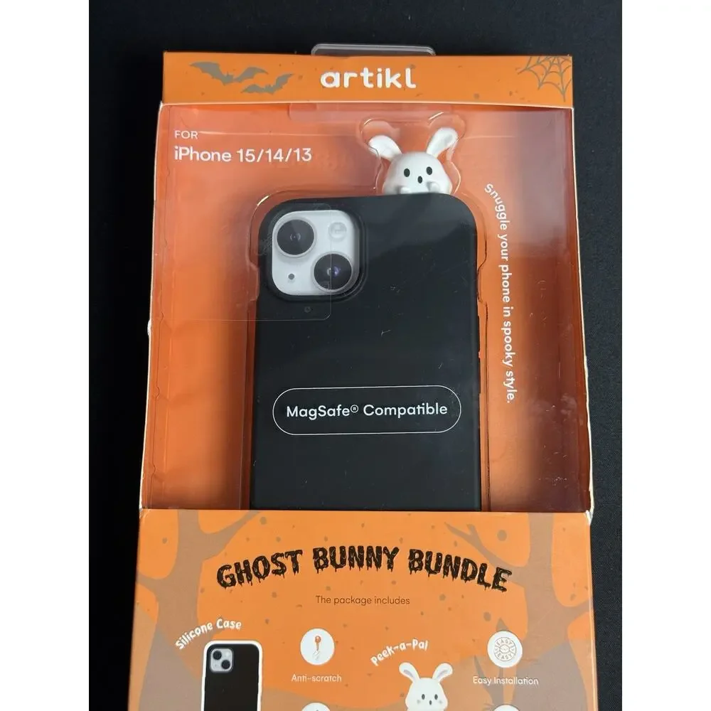 Artikl Ghost Bunny Bundle for the iPhone 15/14/13 Max Silicone Case Ghost Bunny
